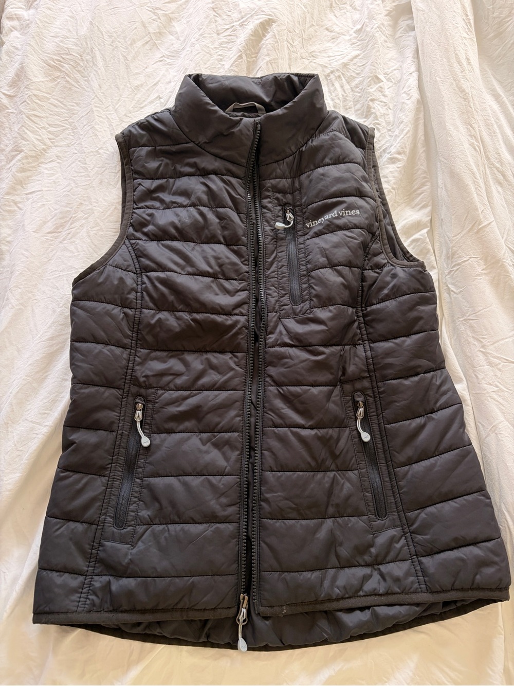Vineyard Vines Quilted Puffer Vest - Black